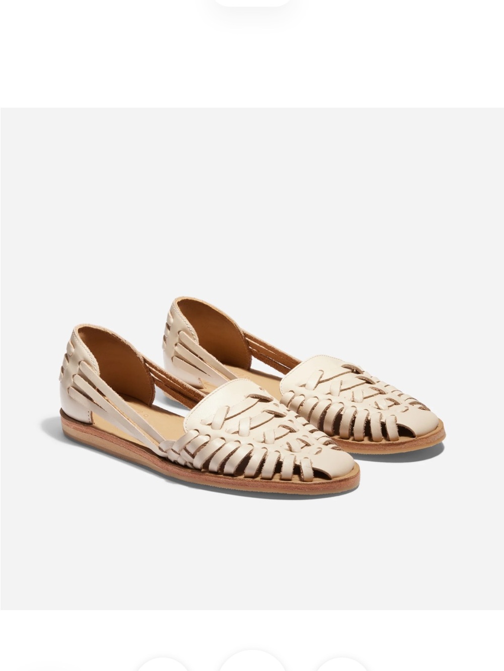 Nisolo Huaraches in color Bone